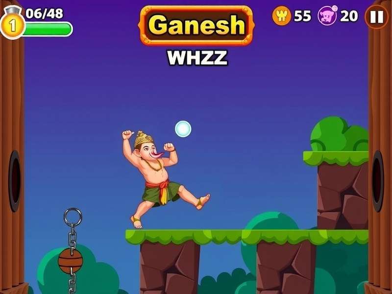 Ganesh Basket Whiz Game Screenshot